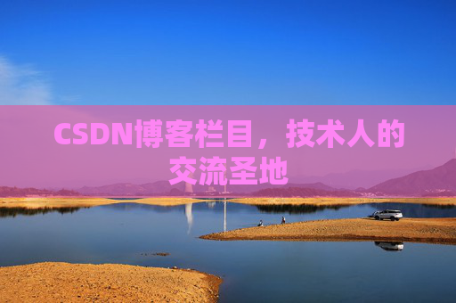 CSDN博客栏目,技术人的交流圣地